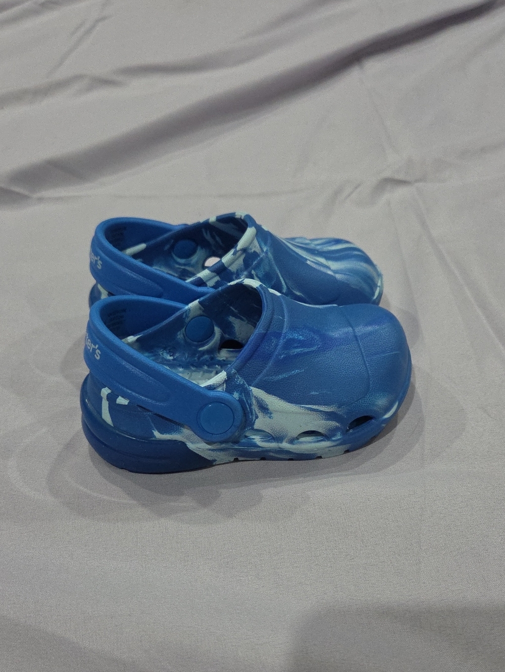 Carter's Blue Light Up Clogs, Size 5 Toddler